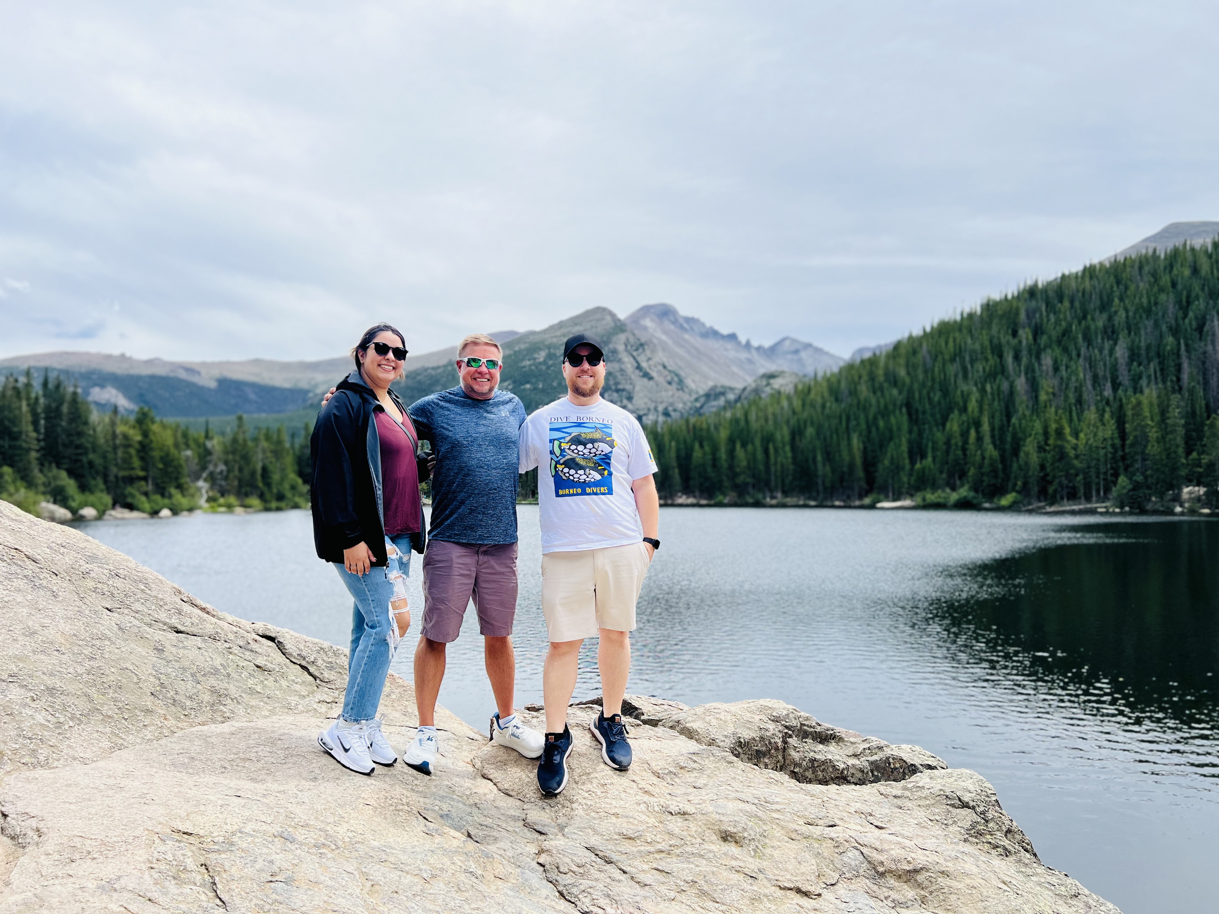 Mountain lake adventure