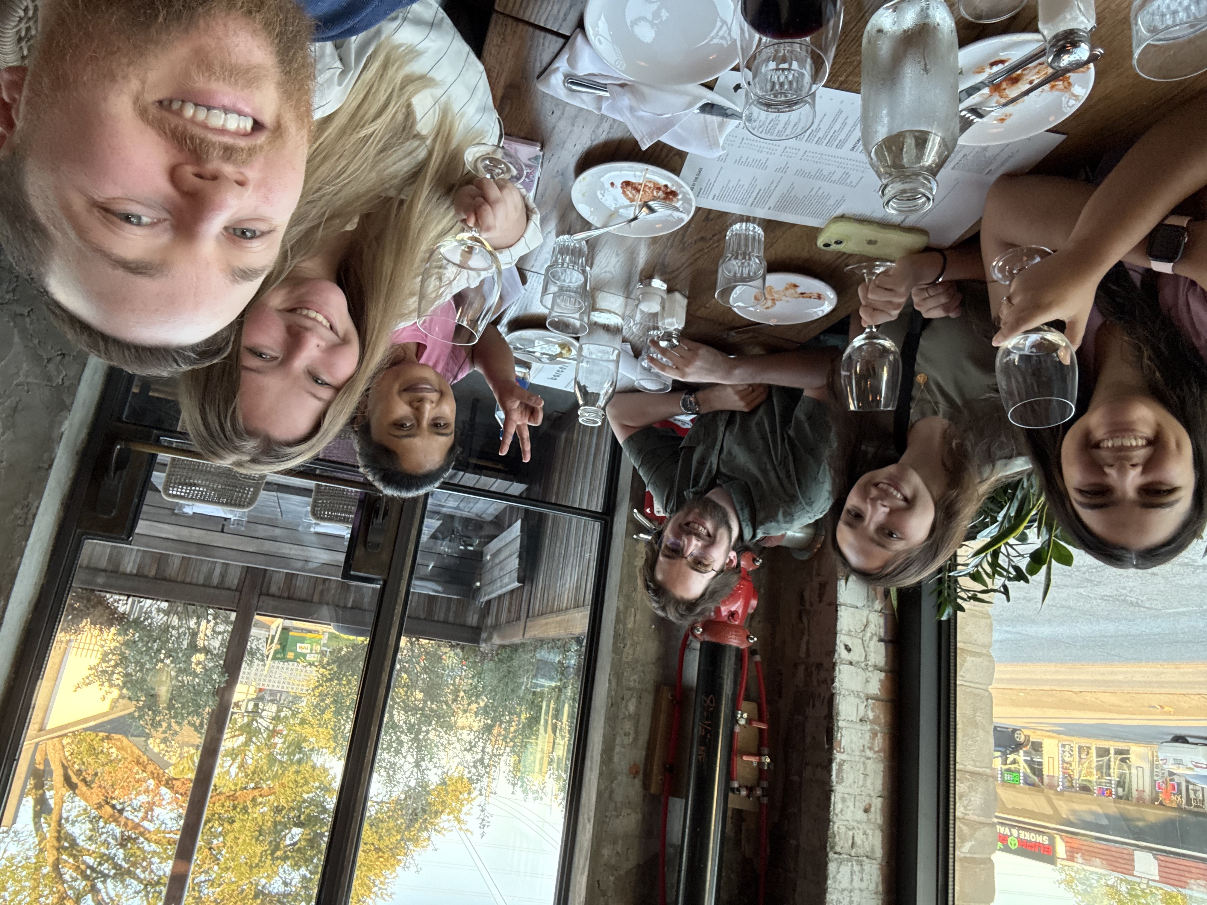 Dinner with the crew